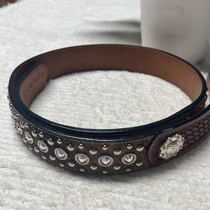 Genuine leather belt, 3-D brand size 36 (8683) new no tags